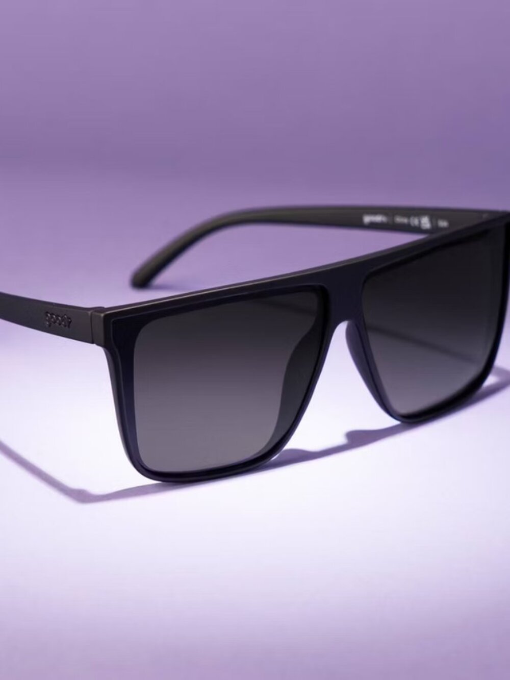 Matte Black Square Sunglasses for Women - Stylish UV Protection